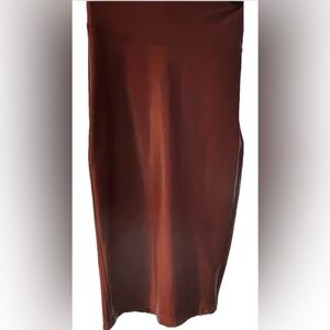 Spanx bodycon rust pencil skirt S/P